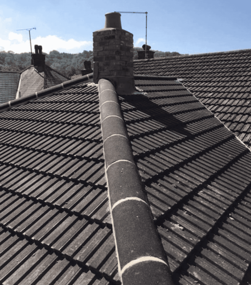 HLM Roofing Company fitting dry ridge tiles in Huntingdon & Across Cambridgeshire