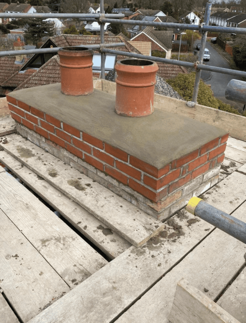 Chimney repairs in Huntingdon and Cambridgeshire by HLM Roofing Company